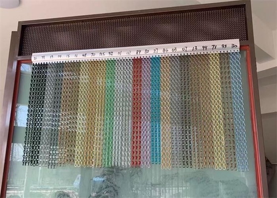 Giá tốt. Tấm rèm kim loại Aluminium hai móc trang trí cho trần nhà / hàng rào / bề mặt phủ / bóng râm / tủ trực tuyến