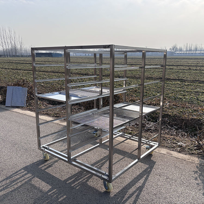Nhà bếp thương mại 6 Tier 304 thép không gỉ tấm chảo nướng nướng