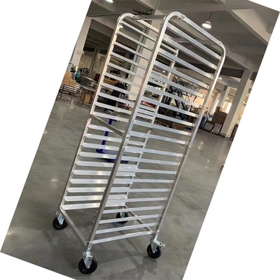 15 18 20 Tier Bakery Trolley Đồng hợp kim nhôm Bánh làm mát bánh nướng Trolley GN Container Sheet Pan Rack Cart