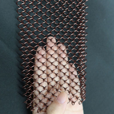 Professional Lightweight Aluminum Metal Decor Wire Chain Mesh Curtain Cho trang trí trần nhà khách sạn