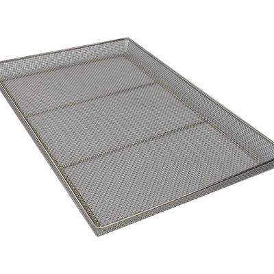 Thép không gỉ 304 Metal Wire Mesh Tray Bảng Bảng kim loại Drying Tray cho máy sấy khô