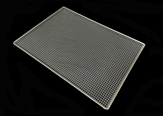 Stainless Steel Wire Mesh Drying Tray Pan Drying Drip Rack Bakery Cooling Rack