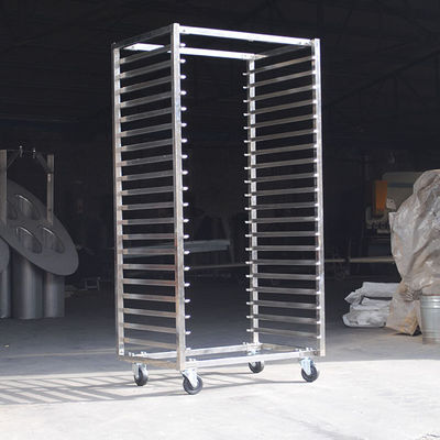 Thang xe rack thép không gỉ có kích thước tùy chỉnh để sấy và nướng