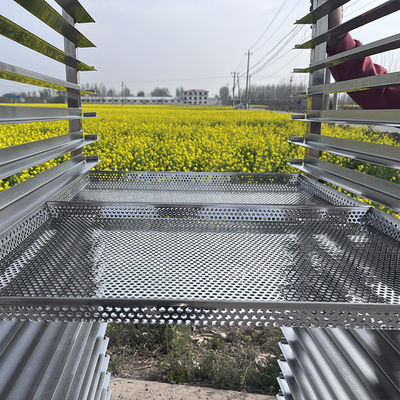 Chống nhiệt lắp ráp 20 khay 304 thép không gỉ máy khô nước bánh xe trái cây cho dứa xoài