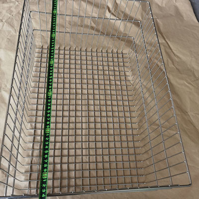 Đơn vị kích thước 304 Stainless Steel Wire Mesh Oven Bakery bánh mì giỏ cho siêu thị