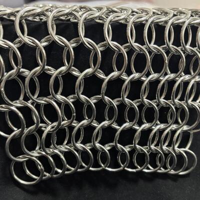 Giá tốt. Large Ring Welded Mesh Stainless Steel Metal Chain Mail Welded Ring Mesh Curtain trực tuyến