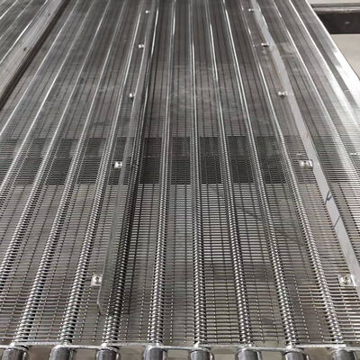 Băng tải mắt xích kim loại 304 316 bằng thép không gỉ kích thước tùy chỉnh với bánh răng