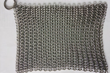 Giá tốt. 6 * 8 Inch Thép không gỉ Gang Skillet Máy chà sàn Chainmail cho Chảo gang trực tuyến