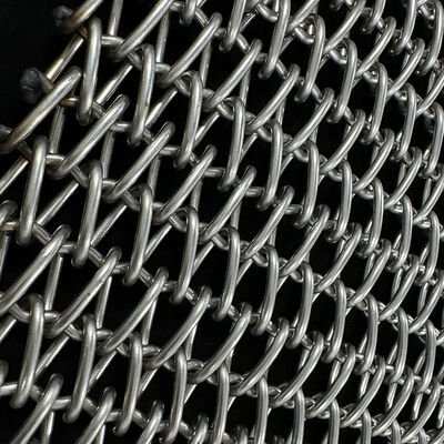 Giá tốt. Dây chuyền băng tải kim loại bằng thép không gỉ 304 cấp thực phẩm Dệt dây lưới cho lò nướng bánh quy Lò ủ lò làm mát đường hầm trực tuyến