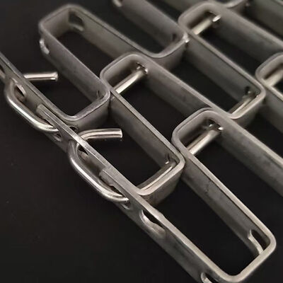 Giá tốt. Tùy chỉnh Chịu Nhiệt Thực Phẩm Liên Tục ss304 Kim Loại 316 thép không gỉ móng ngựa bức tường lớn lưới phẳng dây băng tải tổ ong trực tuyến