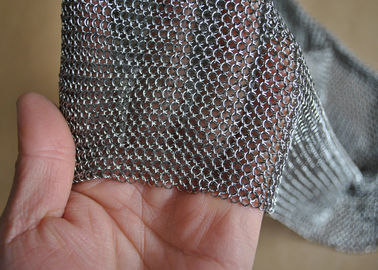 Giá tốt. 3.81mm Vòng Dia 304L Thép không rỉ Chainmail Máy chà sàn hàn Chiều dài tùy chỉnh trực tuyến