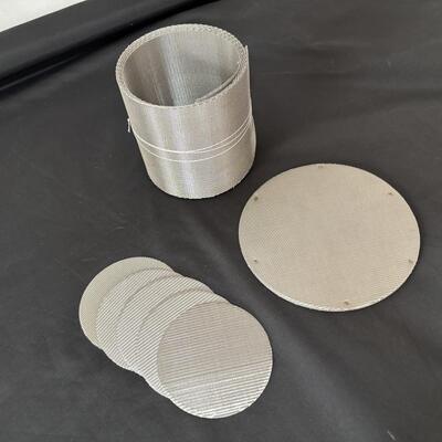 Giá tốt. Đảo ngược Hà Lan dệt lưới thép không gỉ Màn hình lưới lọc ép đùn nhựa Đĩa cho máy ép nhựa trực tuyến