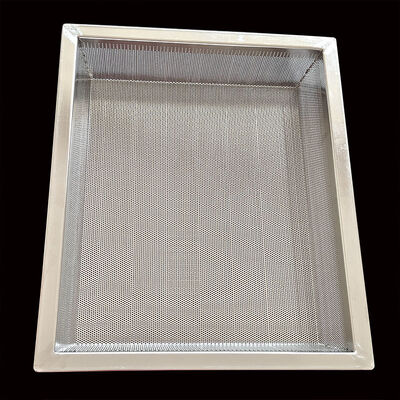 Lưới sấy kim loại cấp thực phẩm Thép không gỉ 304 800 X 600 18x26 inch Khay nướng bánh nhôm đục lỗ