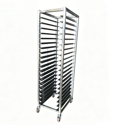 nhà bếp kim loại thương mại Pizza Cửa lò kệ bánh rán Stainless Steel làm khô gấp đôi Nhà hàng bánh mì giỏ làm mát bánh mì