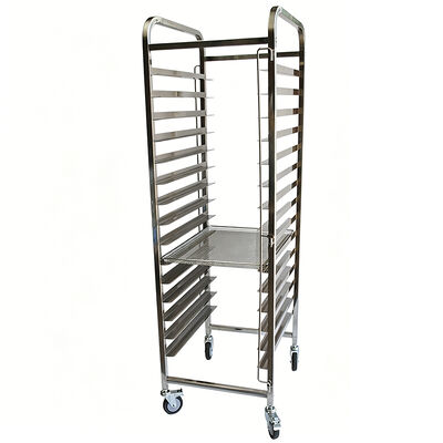 Nhà bếp thương mại Sus 304 316 Stainless Steel Aluminium 600 X 400 Rotary Oven 1/2 bánh mì bánh mỳ