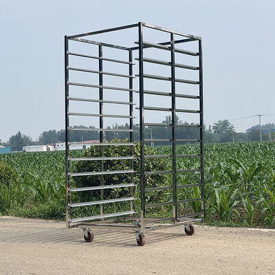Giá tốt. Nhà bếp thương mại 304 Máy sấy bánh bằng thép không gỉ Hiển thị xe đẩy khay làm mát trực tuyến