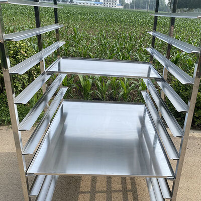 Giá tốt. Nhà bếp thương mại Sấy bánh mì nướng 600 X 400 Giá đỡ bánh Xe đẩy cho lò quay trực tuyến