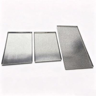 Food Grade Metal 60x40 600X800 Aluminium Baking Sheet Pan Bakery 304 Stainless Steel Wire Mesh Perforated Drying Tray for Oven