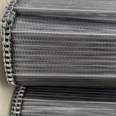 Anti Corrosion Stainless Steel Chain Link Conveyor Belt Hot Dip Galvanized Rod For Chemical Washing Line