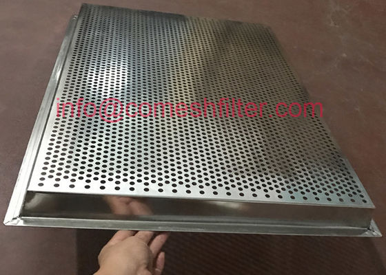 Khay thép không gỉ đục lỗ có thể xếp chồng lên nhau