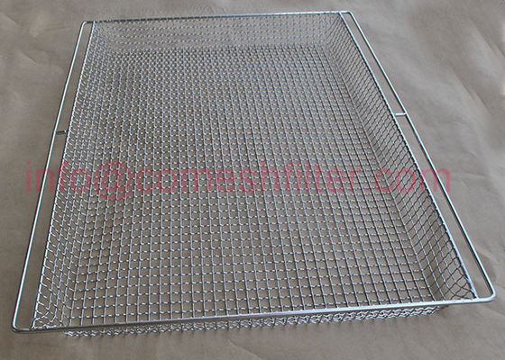 Khay lưới bằng kim loại cấp thực phẩm để sấy Ss đục lỗ
