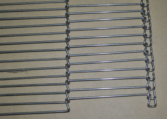 Cấp thực phẩm Flex Link Ss Dây băng tải lưới cho thực phẩm làm lạnh và đông lạnh