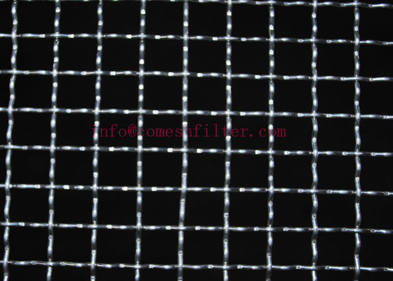 304 304 Sea Sea Crimped Lưới 1.2mm 1.5mm Đường kính dây với kích thước lỗ 10 mm