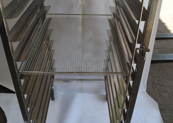 Bánh mì tùy chỉnh giá thép không gỉ Xe đẩy cho thiết bị nhà bếp thức ăn nhanh