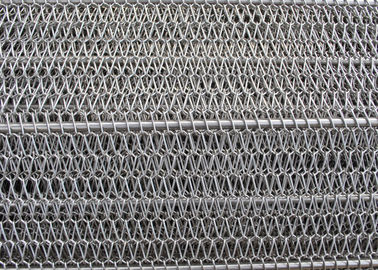 Giá tốt. Băng đông lạnh Cấp thực phẩm Lớp xoắn ốc 2.0mm Chuỗi băng tải hướng dẫn trực tuyến