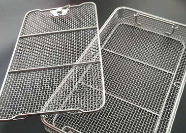Giá tốt. Dụng cụ phẫu thuật Khử trùng Giỏ thép không gỉ 40X25CM trực tuyến