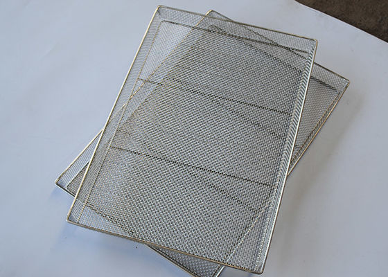 Giá tốt. Đánh bóng thép không gỉ lưới thép không gỉ 1.2mm Khay nướng trực tuyến