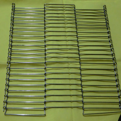 Thép không gỉ bằng kim loại 304 316 Đai băng tải phẳng Flex cho lò đông Máy sấy lò chế biến thực phẩm