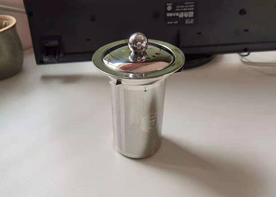 Giá tốt. Điện phân 304 4,5cm Máy truyền trà lá rời bằng thép không gỉ có nắp trực tuyến