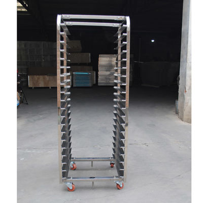 Xe đẩy giá thép không gỉ 20 lớp 1,8m SGS tùy chỉnh