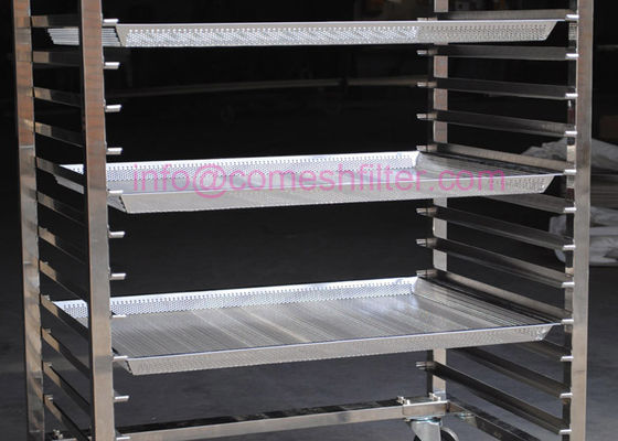 Giá tốt. Xe đẩy khay bánh 20 lớp Ss316 có bánh xe trực tuyến