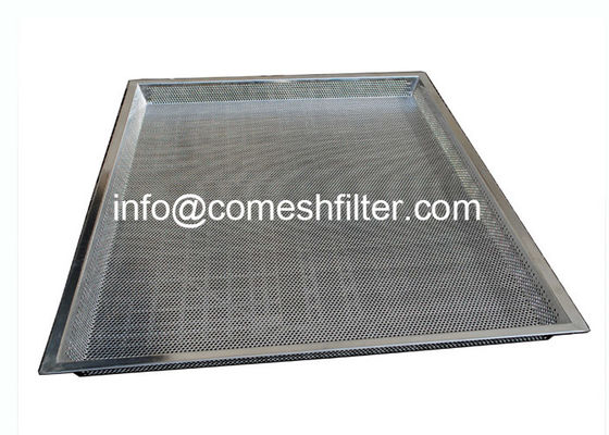 Lò nướng Nướng lỗ 3mm Khay lưới với xe đẩy