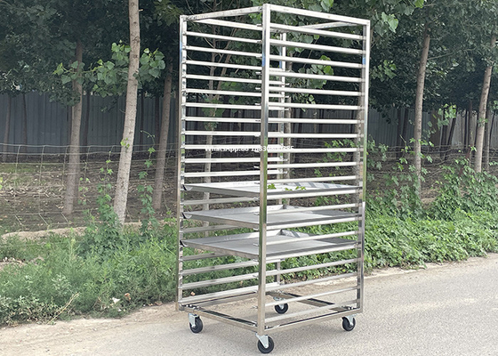 Giá tốt. Thực phẩm cấp 304 xe đẩy bánh mì bằng thép không gỉ với 16 18 32 lớp trực tuyến