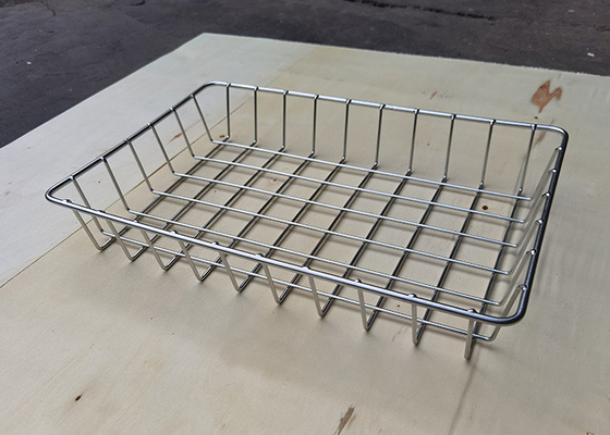 Giá tốt. Xếp chồng thép không gỉ 316 Dây lưới hình chữ nhật Rổ đựng thực phẩm Loại bánh mì kích thước tùy chỉnh trực tuyến